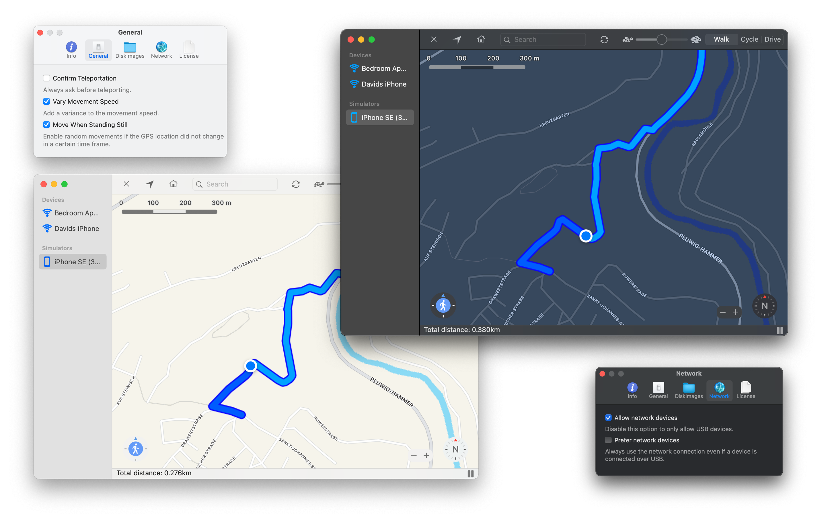 LocationSimulator - бесплатно для macOS