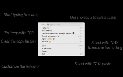 Maccy - бесплатно для macOS