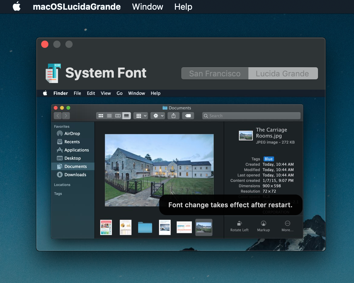 macOSLucidaGrande - бесплатно для macOS