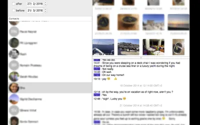 MessagesHistoryBrowser - бесплатно для macOS