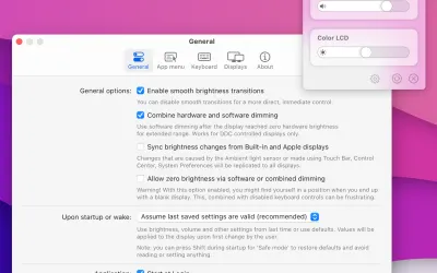MonitorControl - бесплатно для macOS