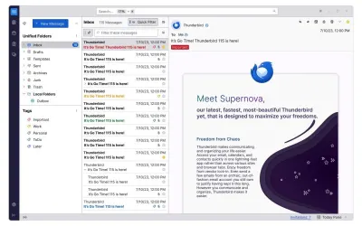 Mozilla Thunderbird - бесплатно для macOS