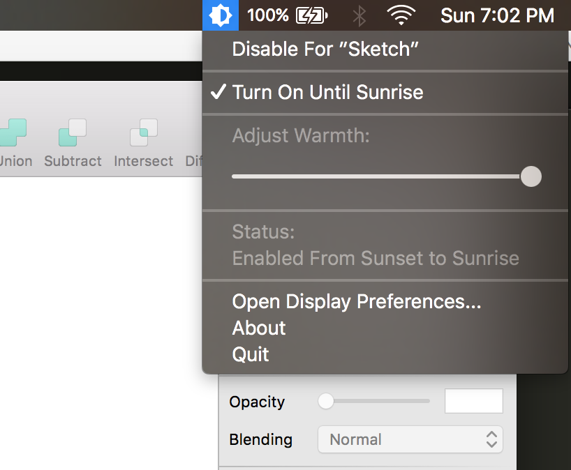 Night Shift Control - бесплатно для macOS