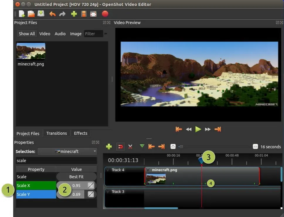 OpenShot Video Editor - скриншот 2