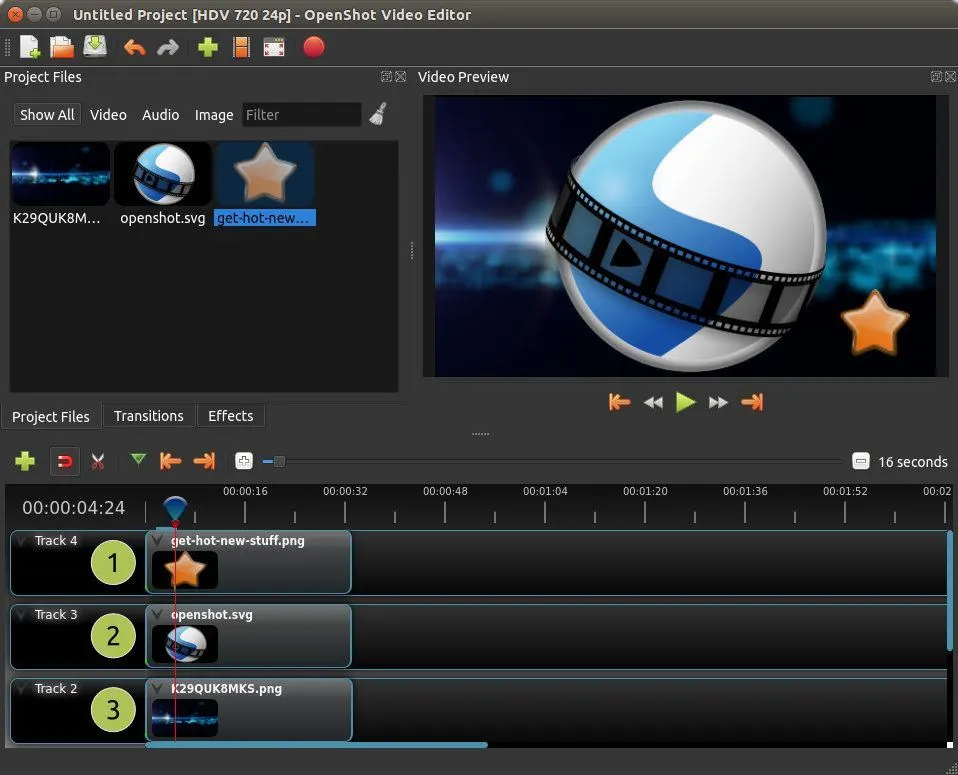 OpenShot Video Editor - скриншот 3