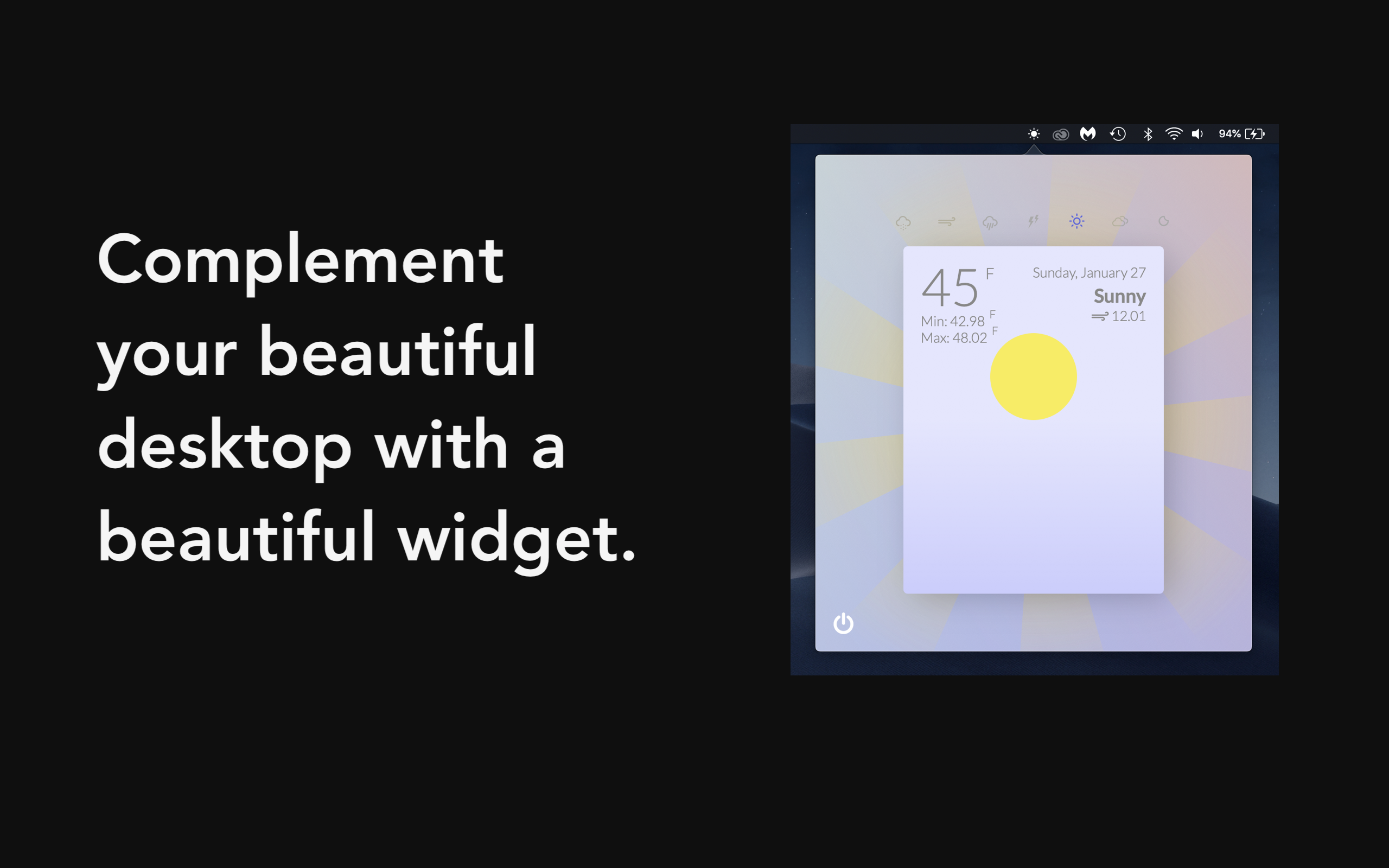 Quick Weather - бесплатно для macOS