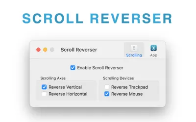 Scroll Reverser - бесплатно для macOS