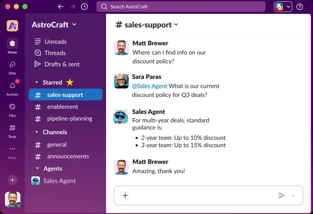 Slack - скриншот 2