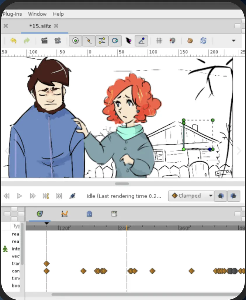 Synfig Studio - скриншот 2