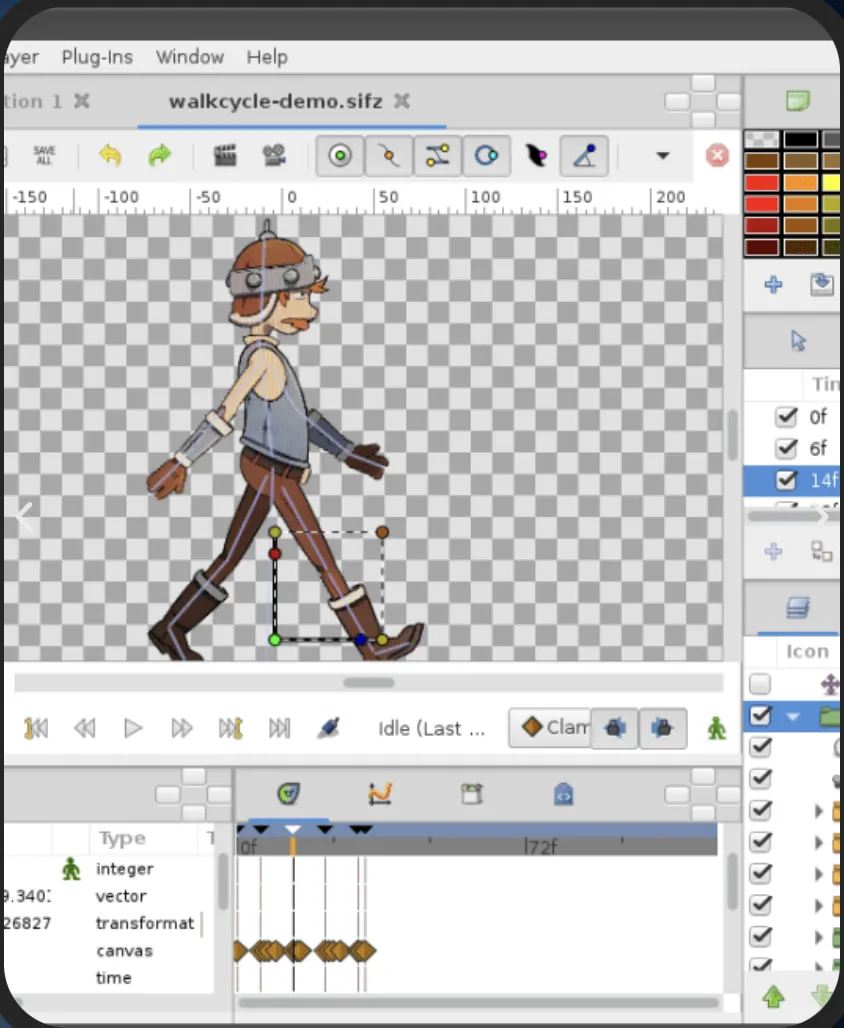 Synfig Studio - скриншот 3