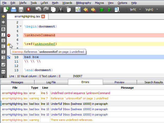 TeXstudio - скриншот 3