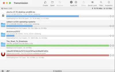 Transmission - бесплатно для macOS