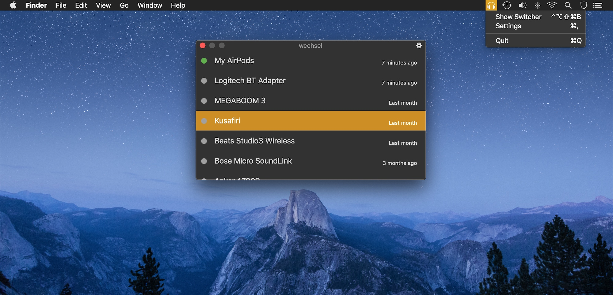 wechsel - бесплатно для macOS